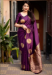 Picture of Alluring Silk Purple Saree