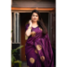 Picture of Alluring Silk Purple Saree