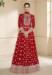 Picture of Statuesque Georgette Red Party Wear Gown