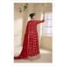 Picture of Statuesque Georgette Red Party Wear Gown