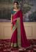 Picture of Graceful Silk Dark Red Saree