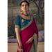 Picture of Graceful Silk Dark Red Saree