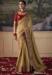 Picture of Delightful Silk Rosy Brown Saree