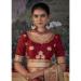 Picture of Delightful Silk Rosy Brown Saree