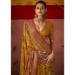 Picture of Amazing Silk Dark Golden Rod Saree