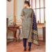 Picture of Shapely Silk Dim Gray Readymade Salwar Kameez