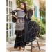 Picture of Bewitching Cotton Black Readymade Salwar Kameez