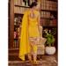 Picture of Nice Cotton Golden Rod Readymade Salwar Kameez