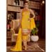 Picture of Nice Cotton Golden Rod Readymade Salwar Kameez