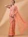 Picture of Sightly Net Coral Saree