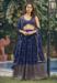 Picture of Elegant Georgette Midnight Blue Lehenga Choli