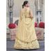 Picture of Fine Georgette Pale Golden Rod Lehenga Choli