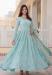 Picture of Sightly Georgette Cadet Blue Readymade Gown