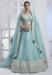 Picture of Marvelous Net & Organza Sky Blue Lehenga Choli