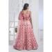 Picture of Statuesque Net & Organza Plum Lehenga Choli