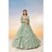 Picture of Magnificent Georgette Dark Sea Green Lehenga Choli