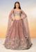 Picture of Amazing Georgette Burly Wood Lehenga Choli