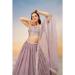 Picture of Amazing Georgette Rosy Brown Lehenga Choli