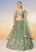 Picture of Taking Georgette Dark Sea Green Lehenga Choli