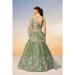 Picture of Taking Georgette Dark Sea Green Lehenga Choli