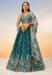 Picture of Superb Georgette Dark Green Lehenga Choli