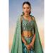 Picture of Exquisite Georgette Dark Sea Green Lehenga Choli