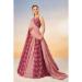 Picture of Marvelous Georgette Dark Salmon Lehenga Choli