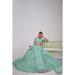 Picture of Taking Net Dark Sea Green Lehenga Choli