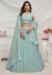 Picture of Resplendent Net Sky Blue Lehenga Choli