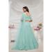 Picture of Ravishing Net Dark Sea Green Lehenga Choli