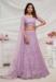 Picture of Wonderful Net Fuchsia Lehenga Choli