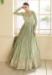 Picture of Statuesque Chiffon Dark Sea Green Party Wear Gown