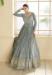 Picture of Pleasing Chiffon Slate Grey Party Wear Gown