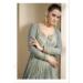 Picture of Pleasing Chiffon Slate Grey Party Wear Gown