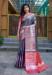 Picture of Pleasing Silk Navy Blue Saree