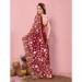 Picture of Admirable Net Maroon Saree