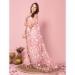 Picture of Good Looking Net Light Coral Saree