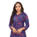 Picture of Cotton & Silk Dark Slate Blue Kurtis And Tunic