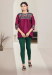 Picture of Grand Silk Maroon Kurtis & Tunic