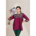 Picture of Grand Silk Maroon Kurtis & Tunic