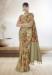 Picture of Charming Silk & Organza Dark Khaki Saree