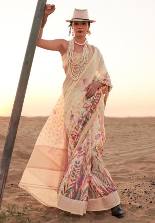 Picture of Beautiful Linen Tan Saree