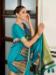 Picture of Elegant Silk Dark Cyan Saree