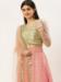 Picture of Georgette Pale Violet Red Readymade Lehenga Choli