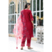 Picture of Cotton & Silk Fire Brick Readymade Salwar Kameez