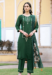 Picture of Cotton & Silk Sea Green Readymade Salwar Kameez