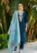 Picture of Cotton & Silk Midnight Blue Readymade Salwar Kameez