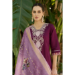 Picture of Cotton & Silk Purple Readymade Salwar Kameez