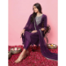 Picture of Alluring Cotton Purple Readymade Salwar Kameez