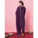 Picture of Alluring Cotton Purple Readymade Salwar Kameez